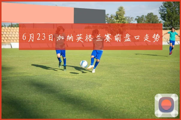 6月23日加纳英格兰赛前盘口走势